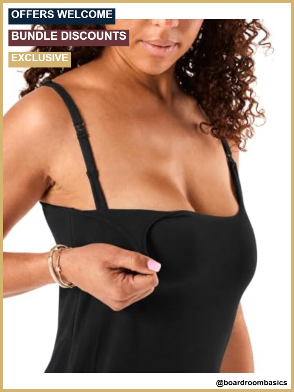 Bodily Care Nursing Tank Built-in Bra Easy Clip Down Postpartum Essential